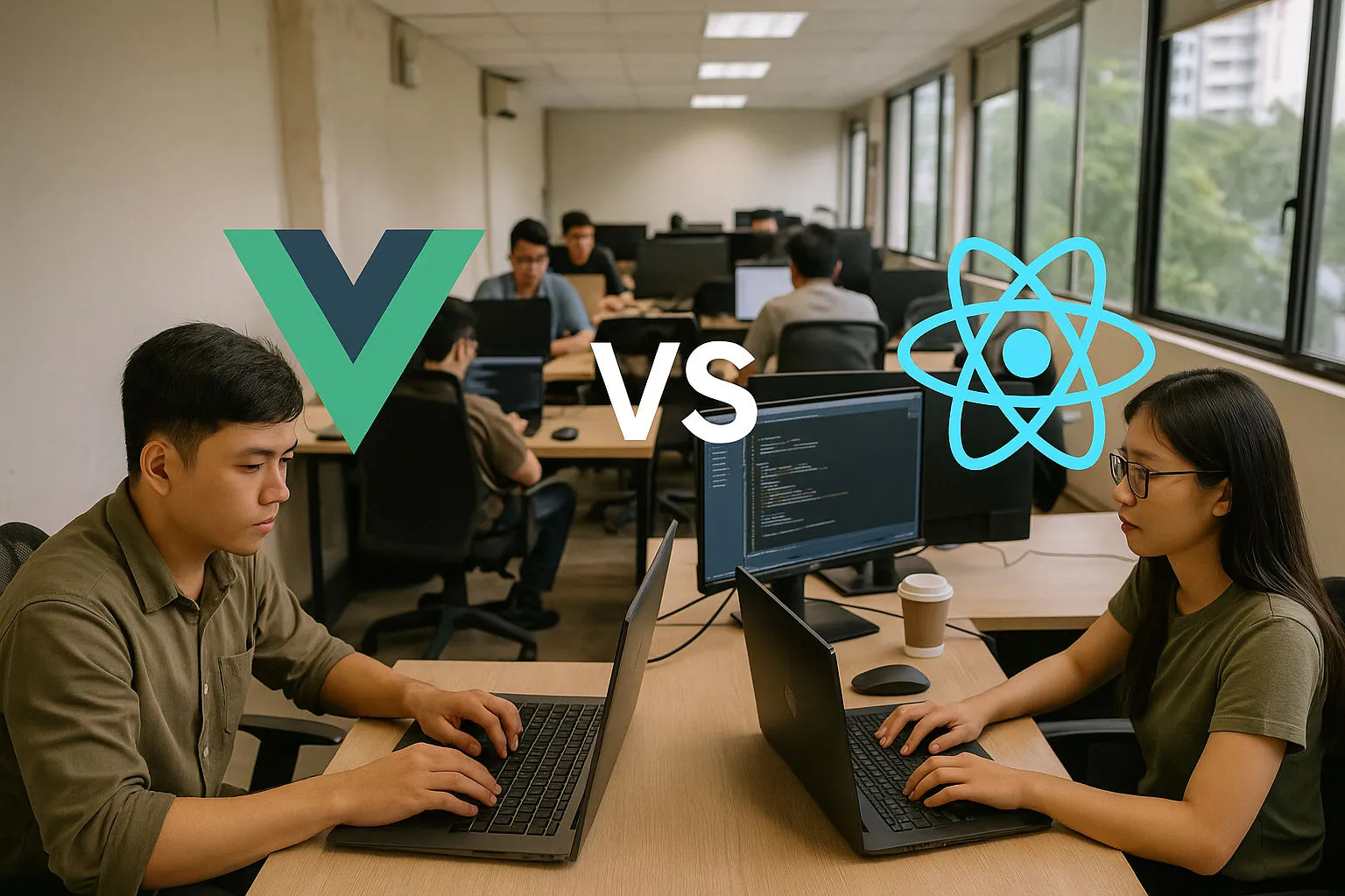React vs Vue: Frontend Frameworks Compared in 2025